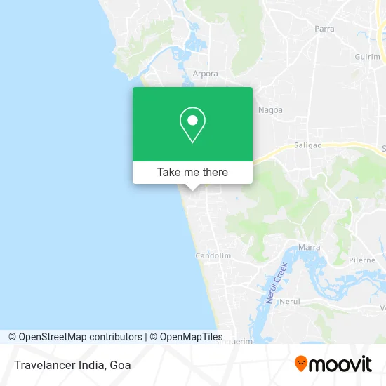Travelancer India map
