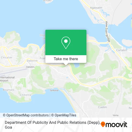 Department Of Publicity And Public Relations (Depp) map