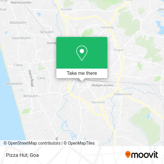 Pizza Hut map