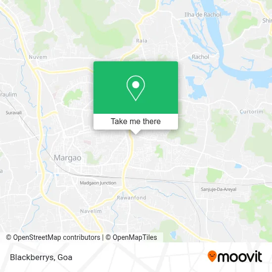 Blackberrys map