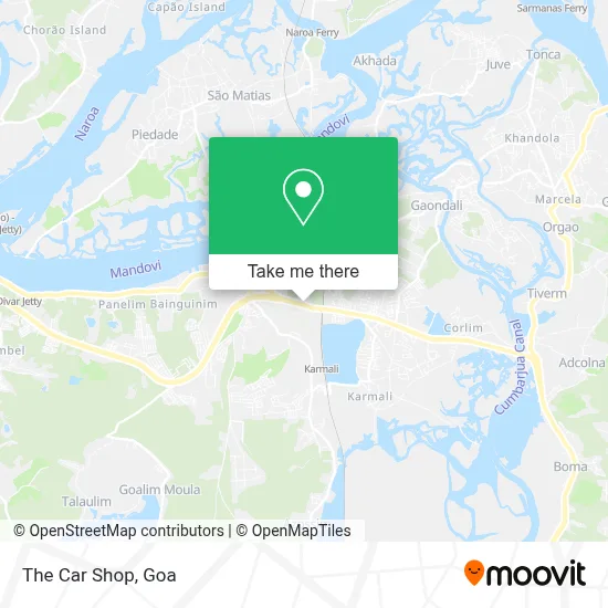 The Car Shop map