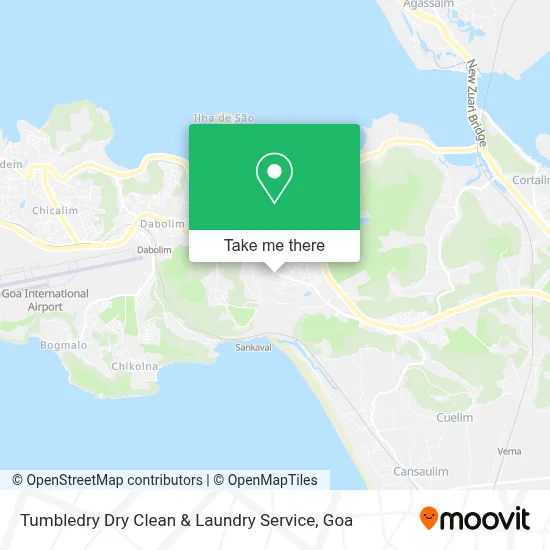 Tumbledry Dry Clean & Laundry Service map