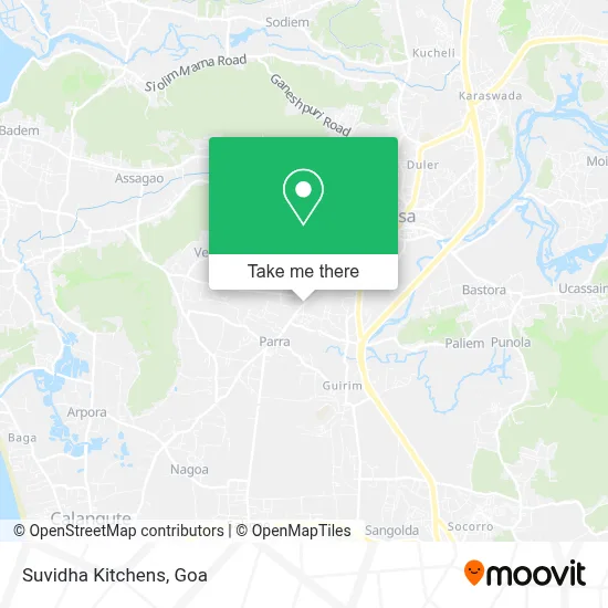 Suvidha Kitchens map