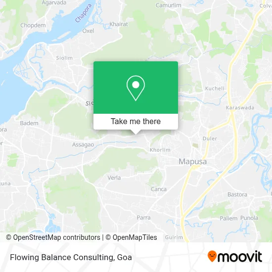 Flowing Balance Consulting map