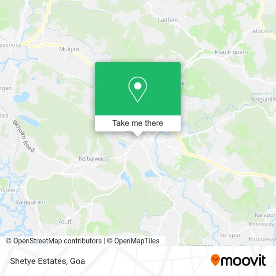 Shetye Estates map