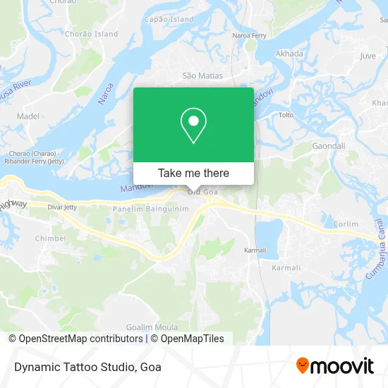 Dynamic Tattoo Studio map