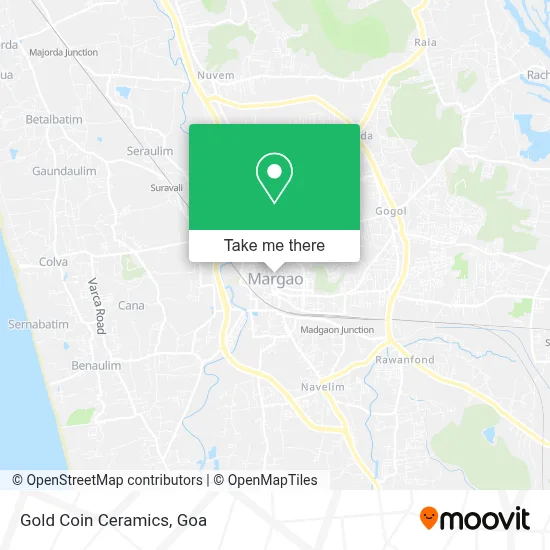 Gold Coin Ceramics map