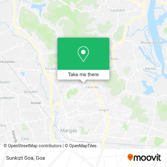 Sunkizt Goa map