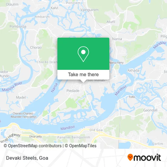 Devaki Steels map