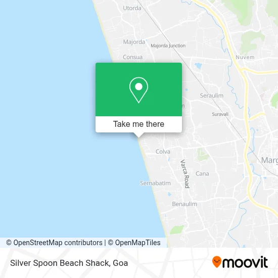 Silver Spoon Beach Shack map