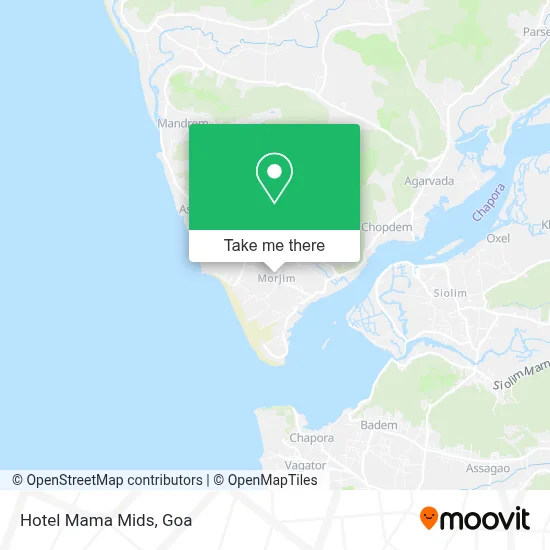 Hotel Mama Mids map