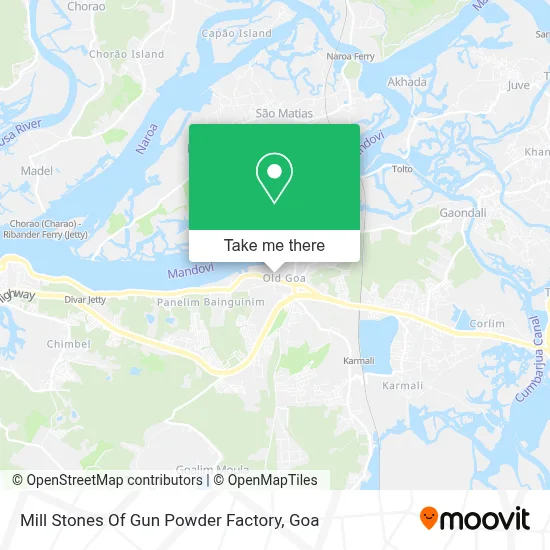 Mill Stones Of Gun Powder Factory map