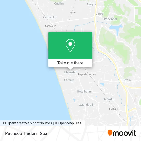 Pacheco Traders map