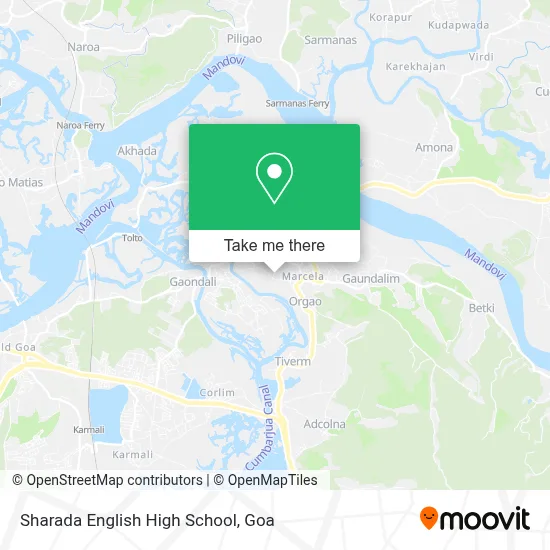 Sharada English High School map