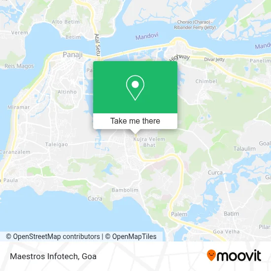 Maestros Infotech map
