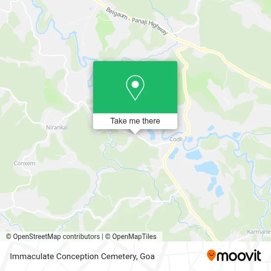 Immaculate Conception Cemetery map