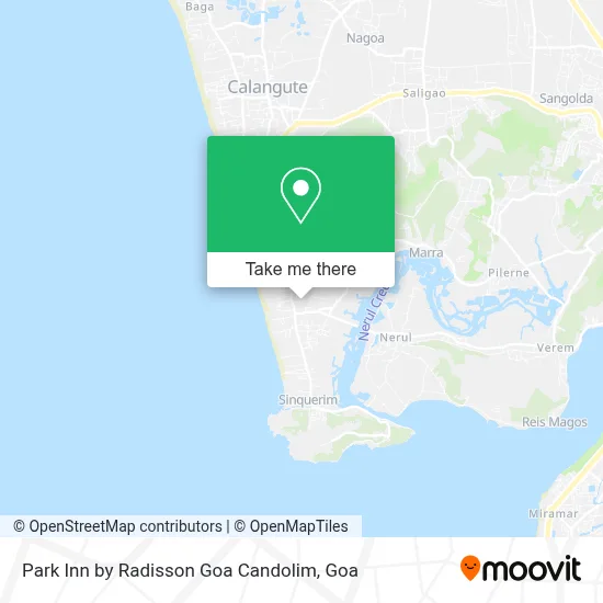 Park Inn by Radisson Goa Candolim map