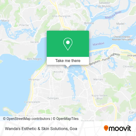 Wanda's Esthetic & Skin Solutions map