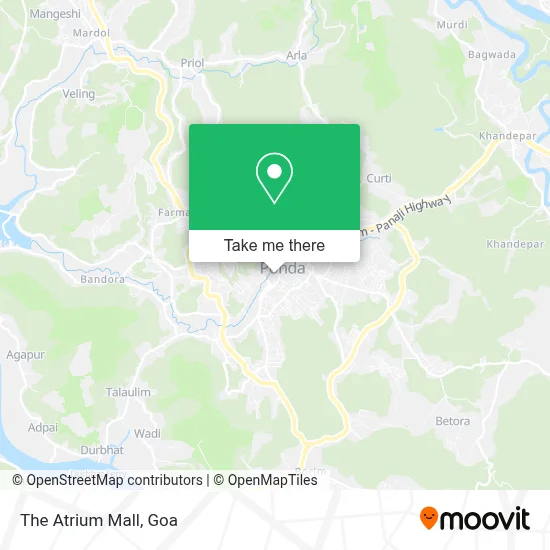 The Atrium Mall map