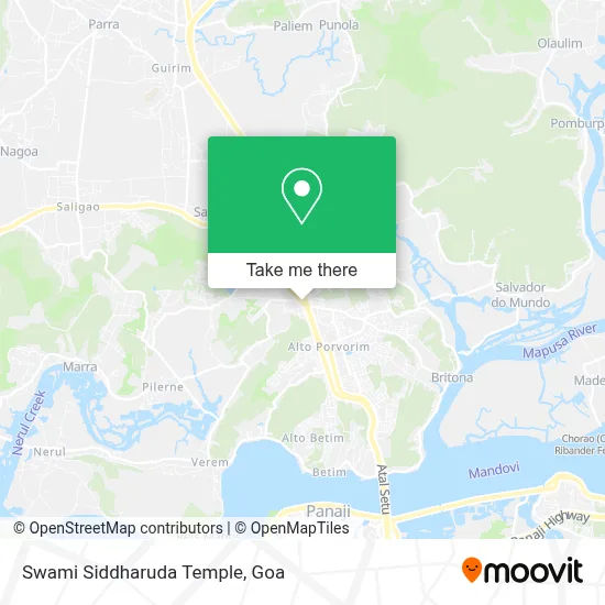 Swami Siddharuda Temple map