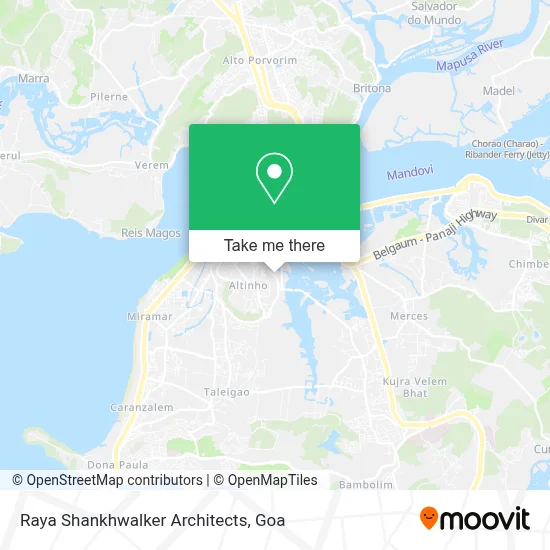 Raya Shankhwalker Architects map