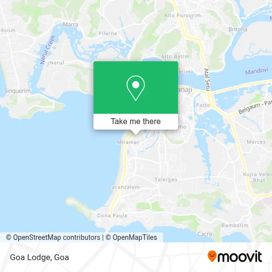 Goa Lodge map