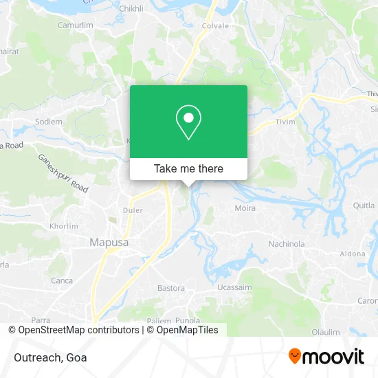 Outreach map