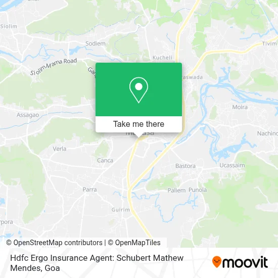 Hdfc Ergo Insurance Agent: Schubert Mathew Mendes map
