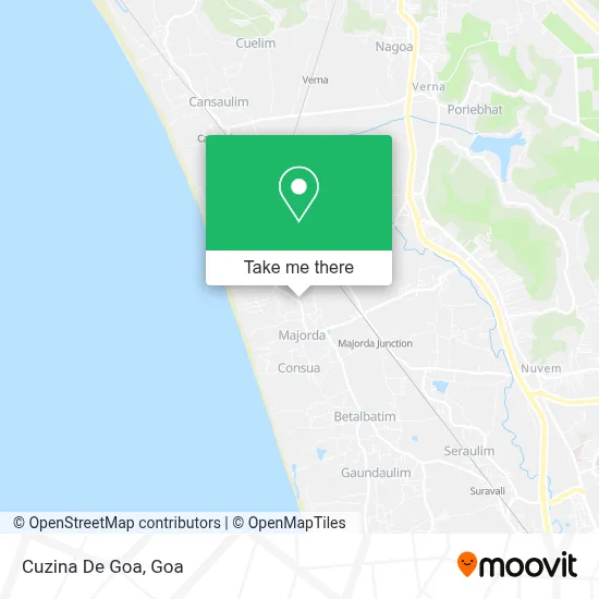 Cuzina De Goa map