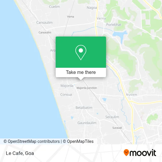 Le Cafe map
