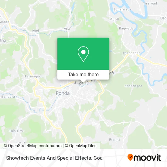 Showtech Events And Special Effects map