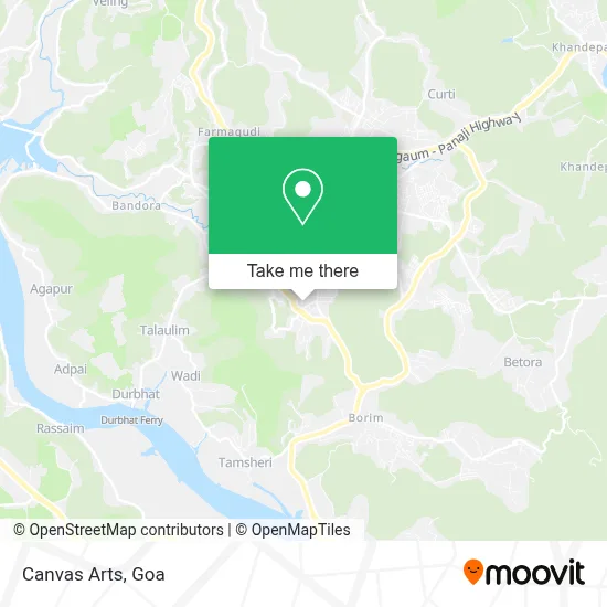Canvas Arts map