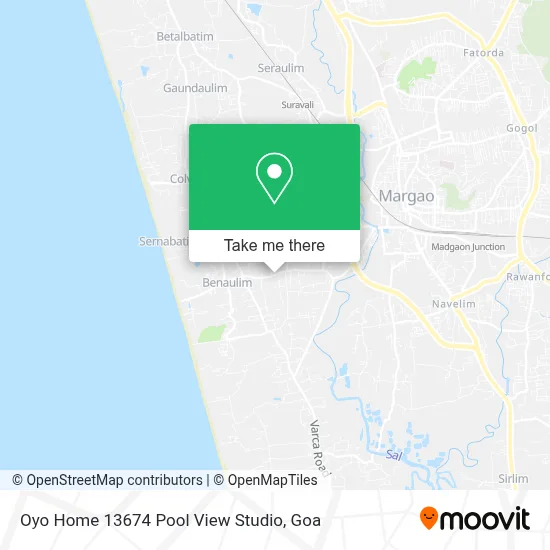 Oyo Home 13674 Pool View Studio map