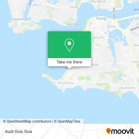 Audi Goa map