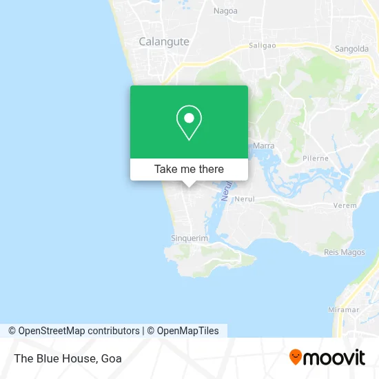 The Blue House map
