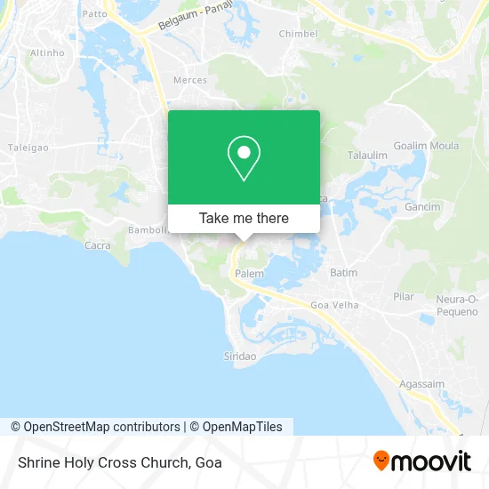Shrine Holy Cross Church map