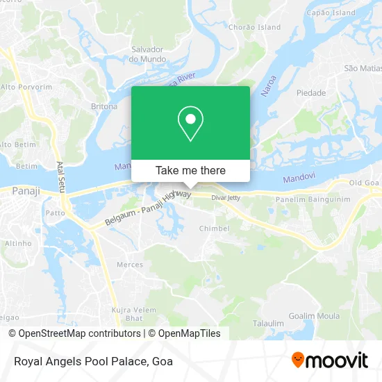 Royal Angels Pool Palace map