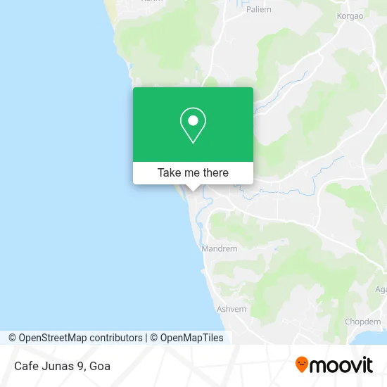 Cafe Junas 9 map