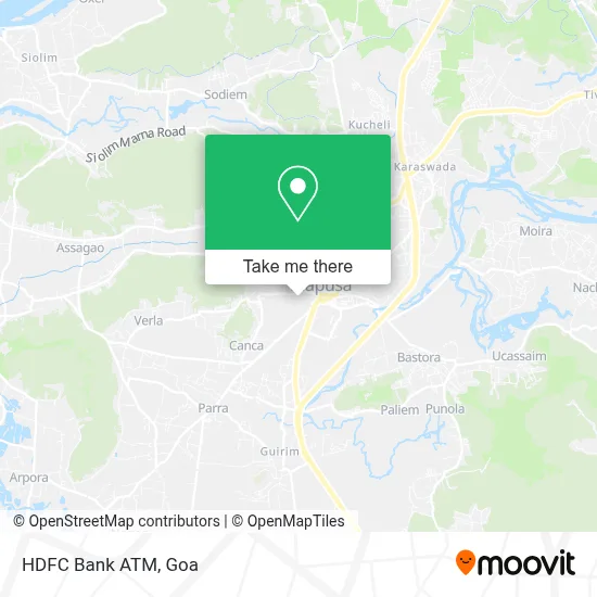 Hdfc Bank Atm map