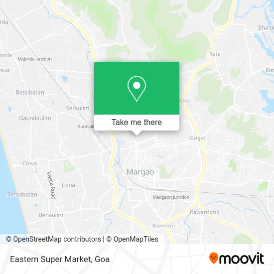 Eastern Super Market map