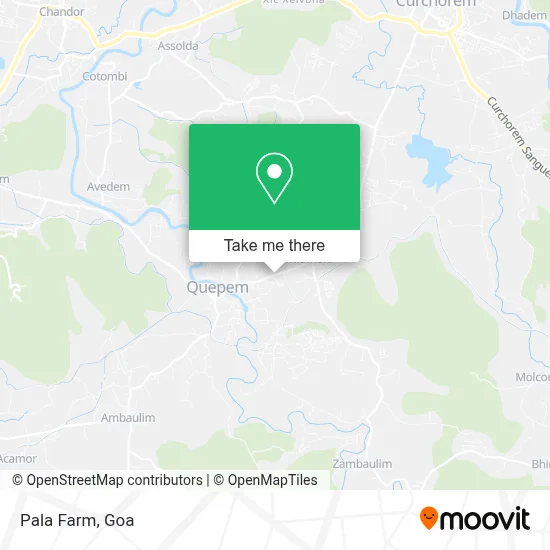 Pala Farm map