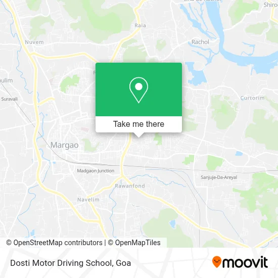 Dosti Motor Driving School map