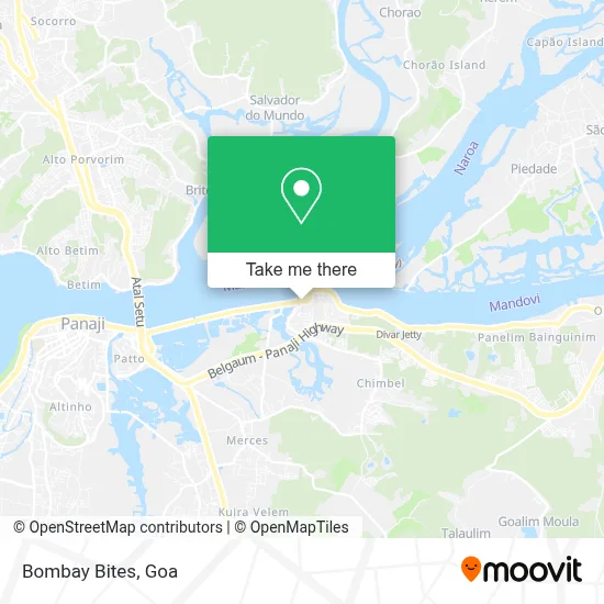 Bombay Bites map