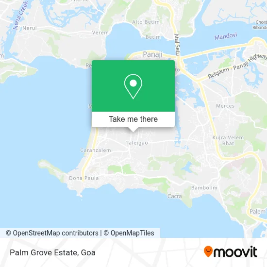 Palm Grove Estate map