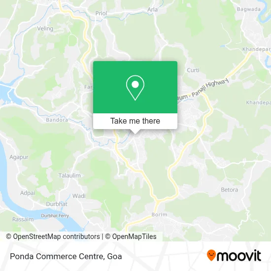 Ponda Commerce Centre map