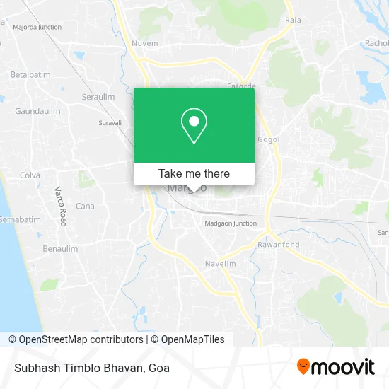 Subhash Timblo Bhavan map