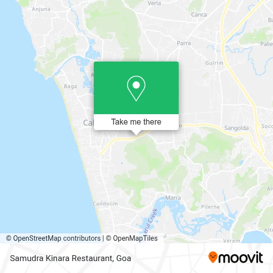 Samudra Kinara Restaurant map