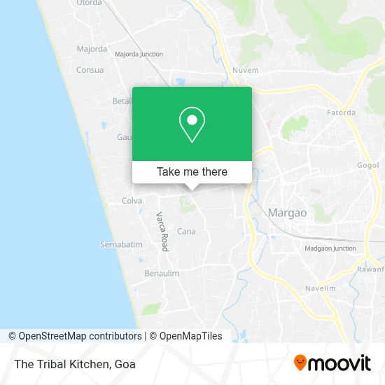 The Tribal Kitchen map