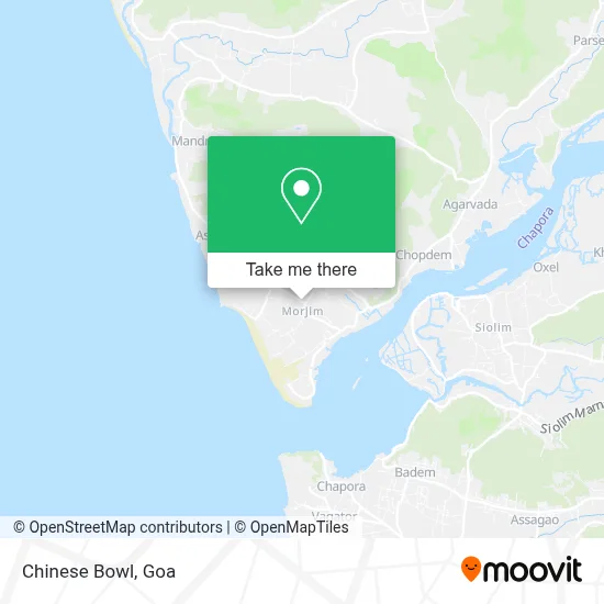 Chinese Bowl map