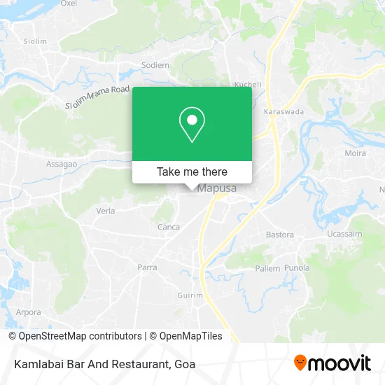 Kamlabai Bar And Restaurant map